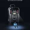 BOBLOV KJ25 1080p Body Camera 3000mAh Support 13H Recording Night Vision Camcorder Law Enforcement Police Camera For Hiking Ride