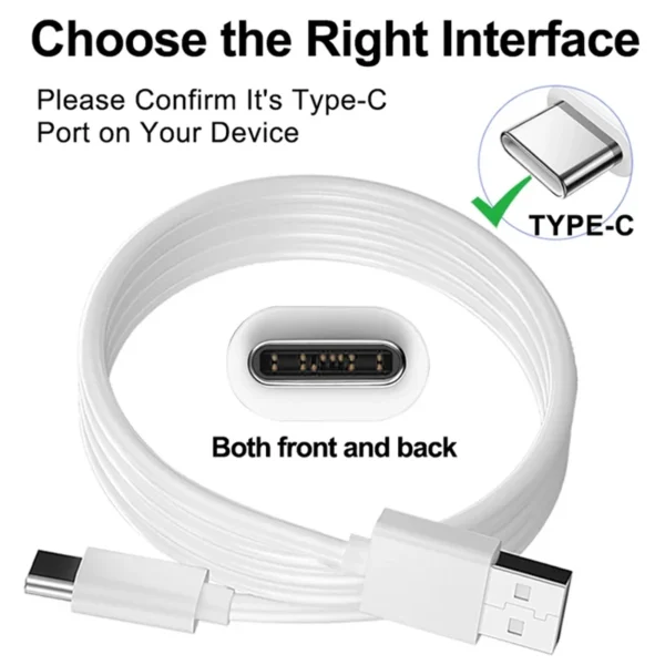 USB A to Type C Cable 3A Fast Charging Wire Mobile Phone Line USB C Adapter Cable Cord For Samsung Xiaomi Andriod Mouse Data