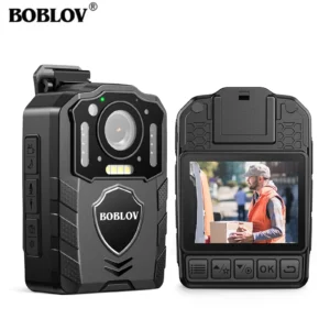 kf-S6b56aa9d2eb844ad9561e3aa0b31743bP BOBLOV KJ25 1080p Body Camera 3000mAh Support 13H Recording Night Vision Camcorder Law Enforcement Police Camera For Hiking Ride