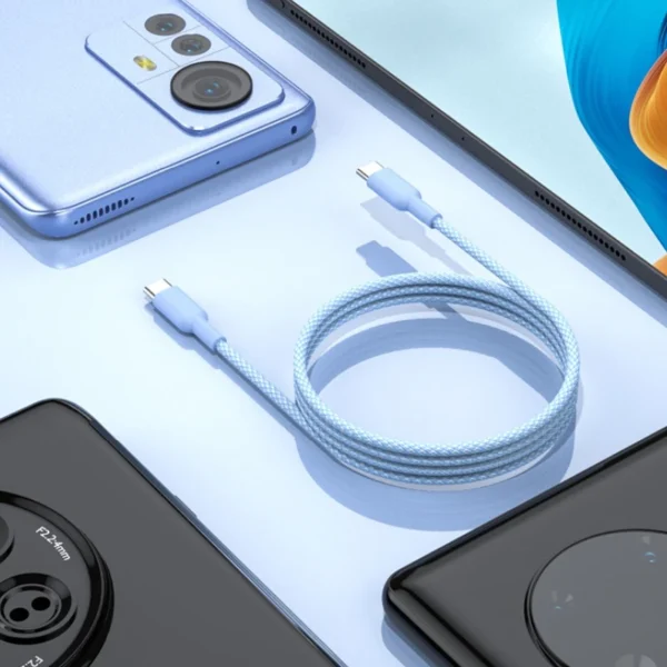 C To C Cable Typec Fast Charging Charging Mobile Phone Data Cable PD60W Suitable for Apple IPhone Samsung OPPO Xiaomi Redmi Ipad