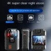 Long Endurance 4K Law Enforcement Recorder, High-definition Night Vision Chest Camera, Chest Wearing, On-site Work Records