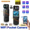 FHD 1080P Wifi Camera Digital Video Outdoor Sports Camera Mini DV Portable Handheld Law Enforcement Recorder 360° Rotatable Lens
