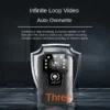 Long Endurance 4K Law Enforcement Recorder, High-definition Night Vision Chest Camera, Chest Wearing, On-site Work Records